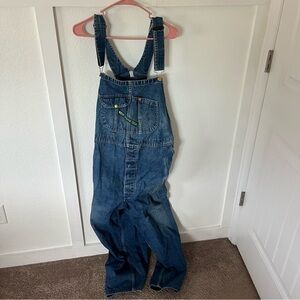 Vintage Key Men's 44 X 32 Denim Overalls